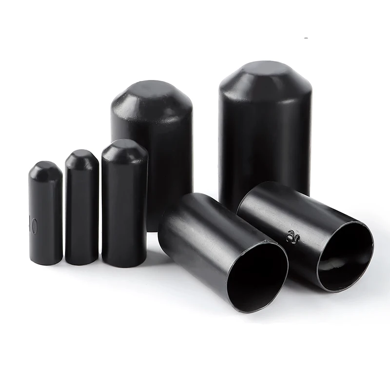 10pcs Heat Shrink End Cap Adhesive Lined Waterproof Insulation Terminal Seal Wire Cable Wrap Cover for Electrical Wire Cable
