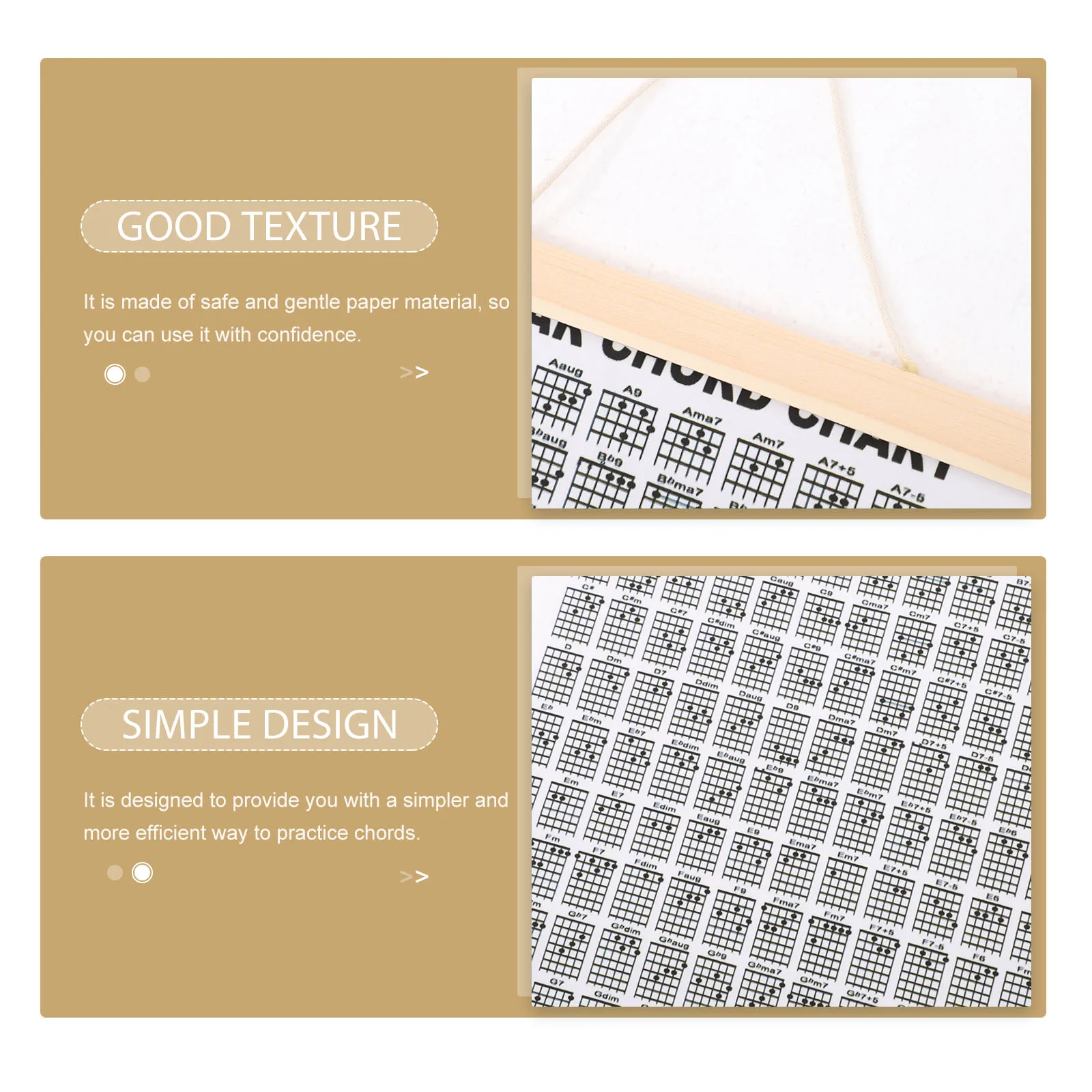 

Poster Coated Paper Wall Art Wall Chart For Beginner Guitar Learning Guide Ukulele Chord Reference Vertical Guitar Chart