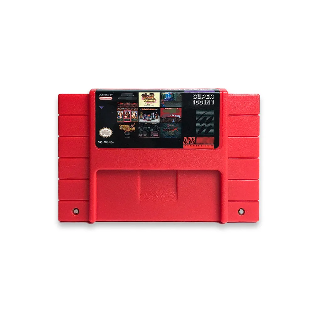 سوبر 100 في 1 ألعاب SNES بطاقة الألعاب 16 بت NTSC PAL اليابان وحدات التحكم مع شيطان كريست Castlevania Vampire's Kiss Turrican 2 #3