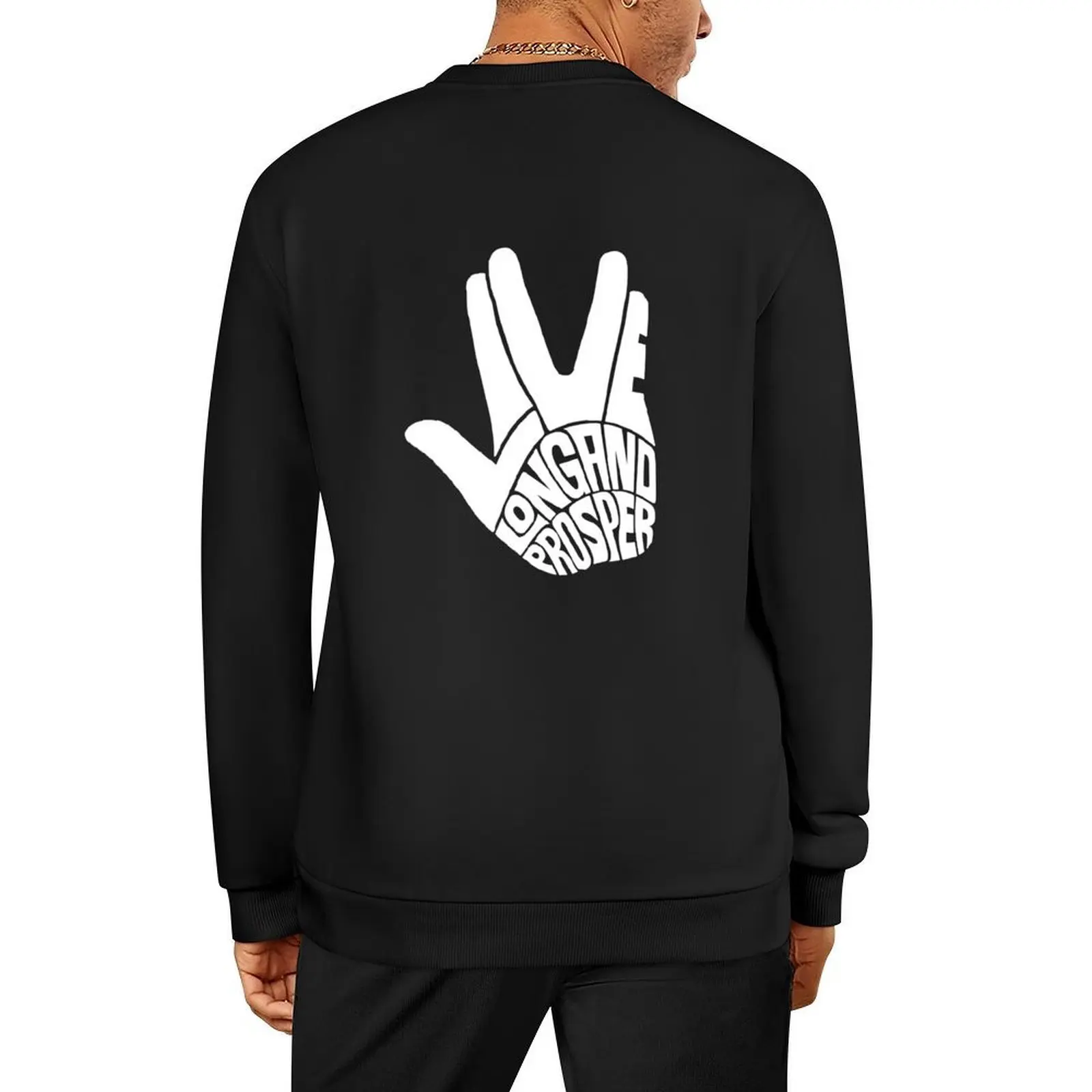 

Star Trek Live Long and Prosper White Pullover men clothing men's clothes men clothes anime clothes hooded sweatshirt