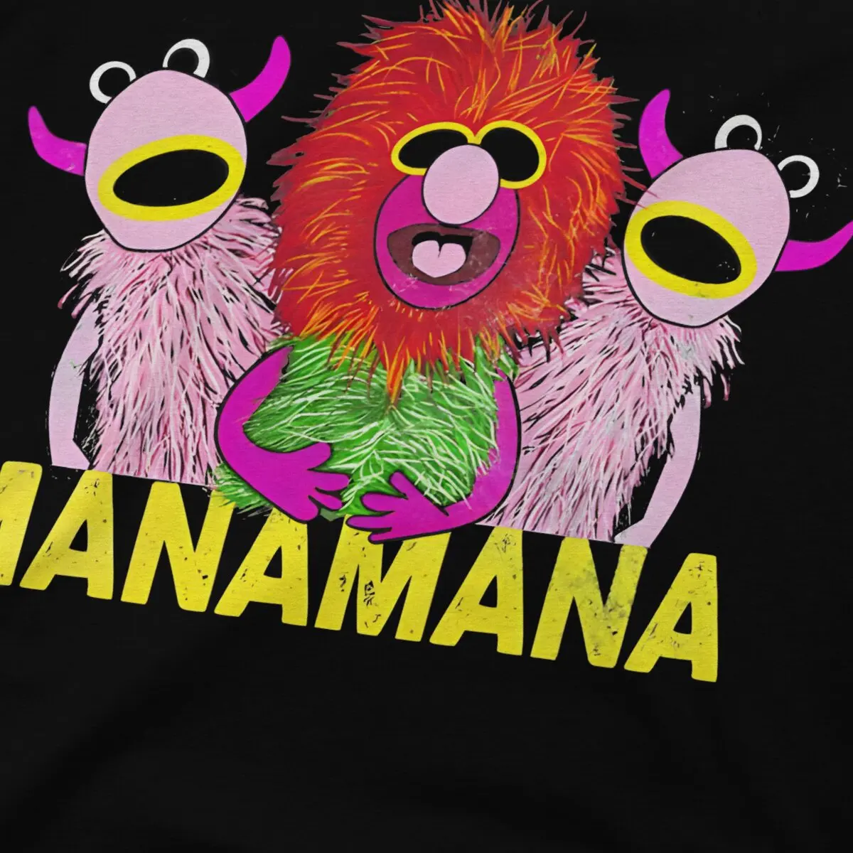 Mahna The Muppet Show T Shirt Graphic O-Neck TShirt Polyester Clothes