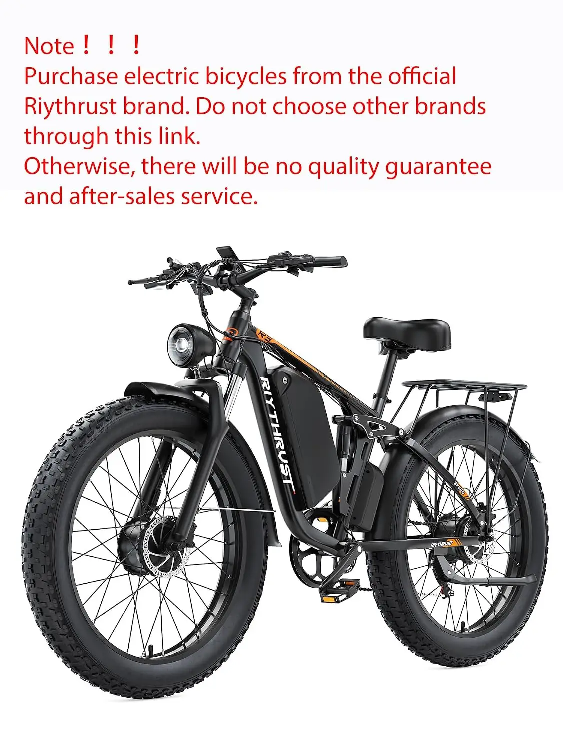 9000W Peak Dual Motor Electric Bike 26