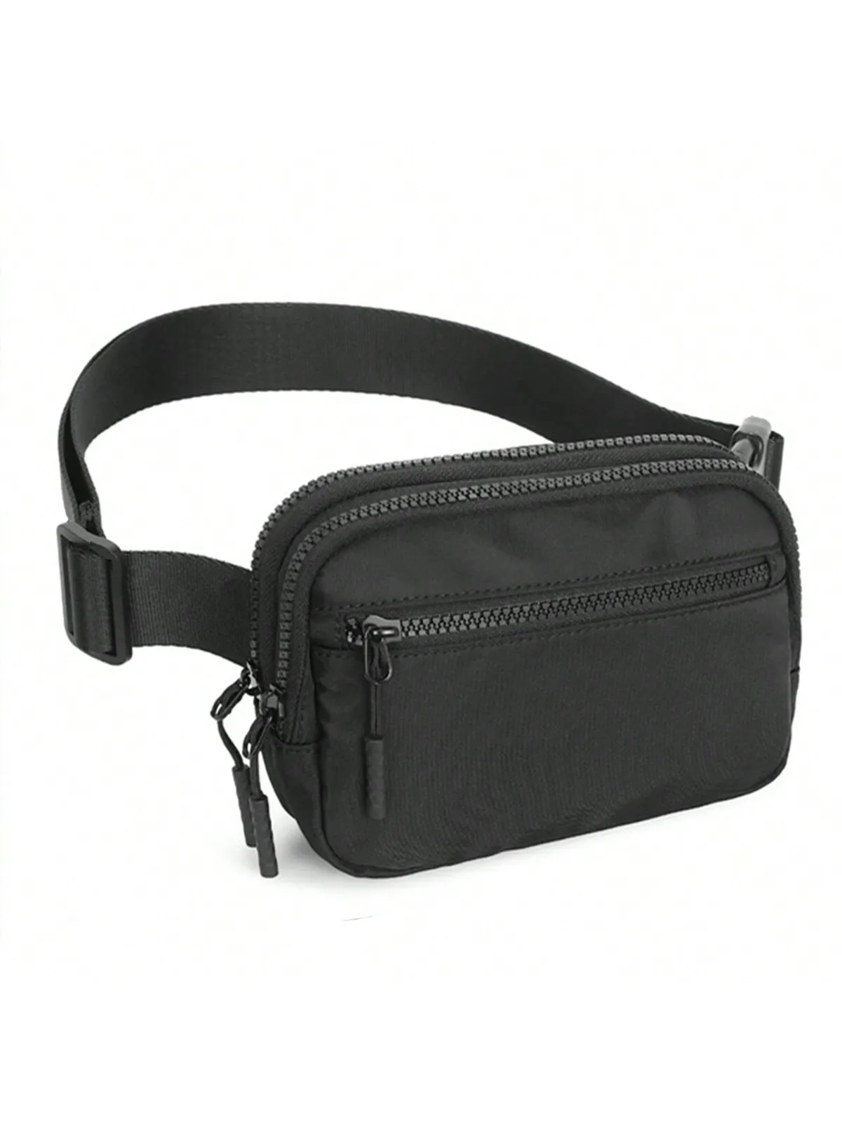 Mini bolso cruzado de 1 l con correa ajustable, resistente al agua, cierre de cremallera, forro de nailon, perfecto para adolescentes, entrenamiento, Ru