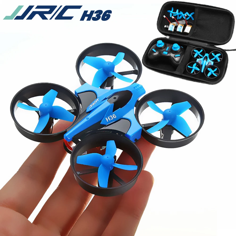 

JJRC H36 Mini RC Drone Helicopter 2.4GHZ 4CH Toys Quadcopter Headless 6Axis One Key Return 360 Degree Flip LED Kids Toys For Boy