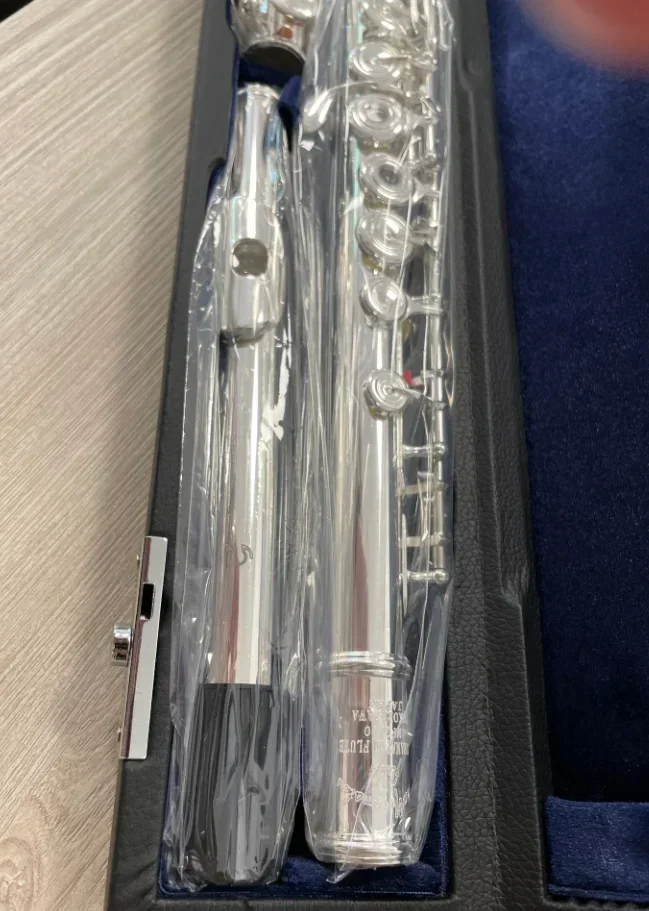 95% as MURAMATSU Flute-b Foot e-gorgeous Performance Musical Instrument Copper-nickel Silver Plated Flute