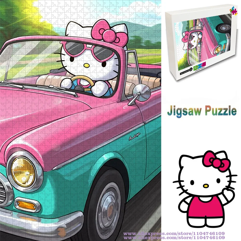 

Sanrio Hello Kitty Puzzle Jigsaw 108/200/300/500/1000/1500Pcs Intelligence Puzzles for Kids & Adults Puzzle Home Decoration