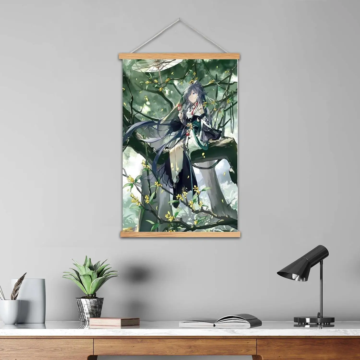 Honkai Impact 3rd Framed Wall Painting Canvas Art Poster, Wall Art,  Modern Family, Bedroom Decor, Posters,Decorative painting