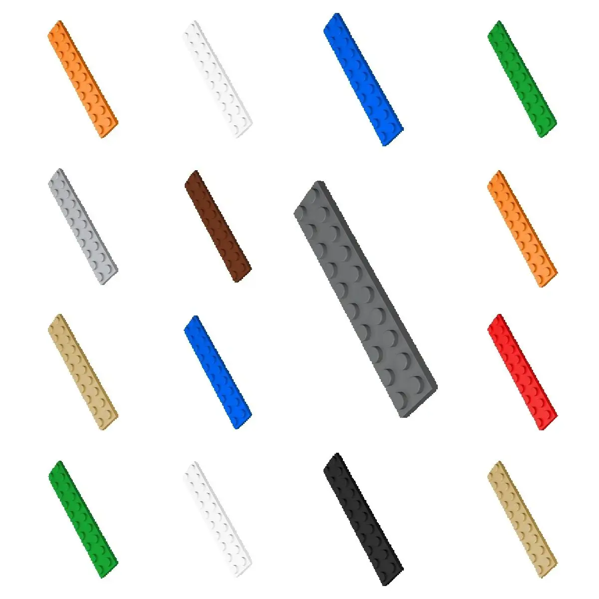 

30 шт., строительные блоки «сделай сам», тонкие фигурки, кирпичи, 2x10 точек, образовательный креативный размер, совместимый с 3832, пластиковые игрушки для детей