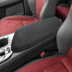 Alcantara Interiors Overlay Armrest Lid Cover Protective Shell Panel for Lexus NX260 NX350h 2022 2023 2024