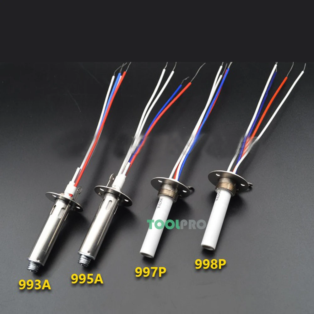 110V/220V Electric Vacuum Desoldering Pump S-998P 997-P S-993 Dual Pump Suction Heater Electric Suction Tin Gun Heating Core New