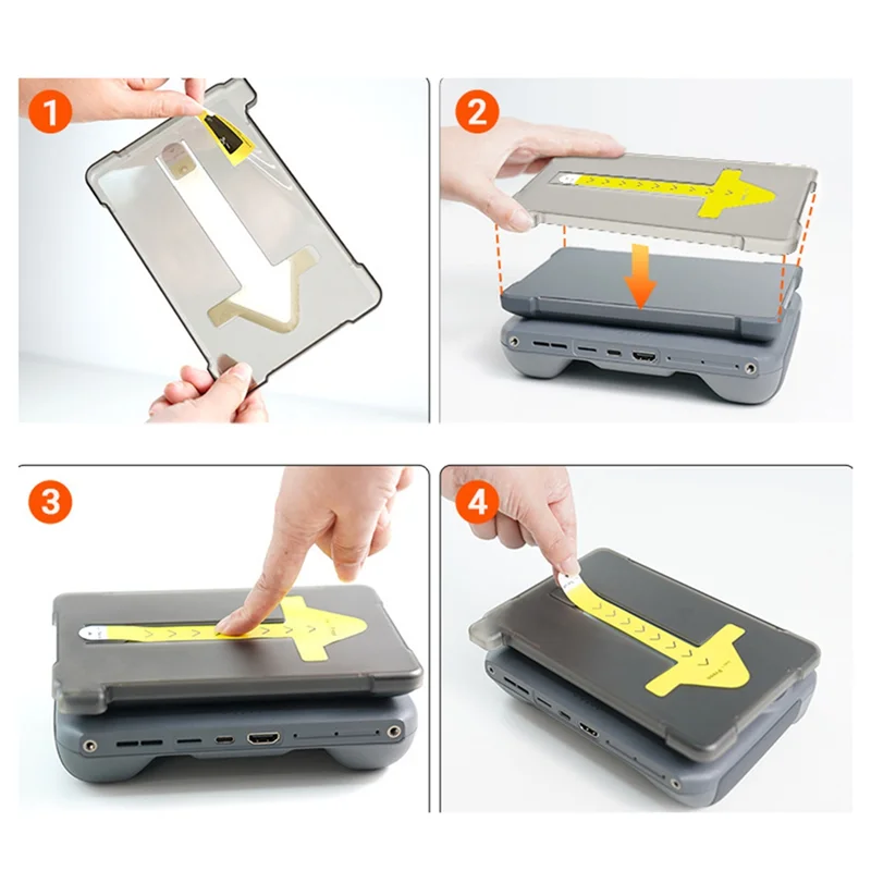 

Пленка из закаленного стекла ABSQ, полное покрытие, простая установка, защитные аксессуары для экрана