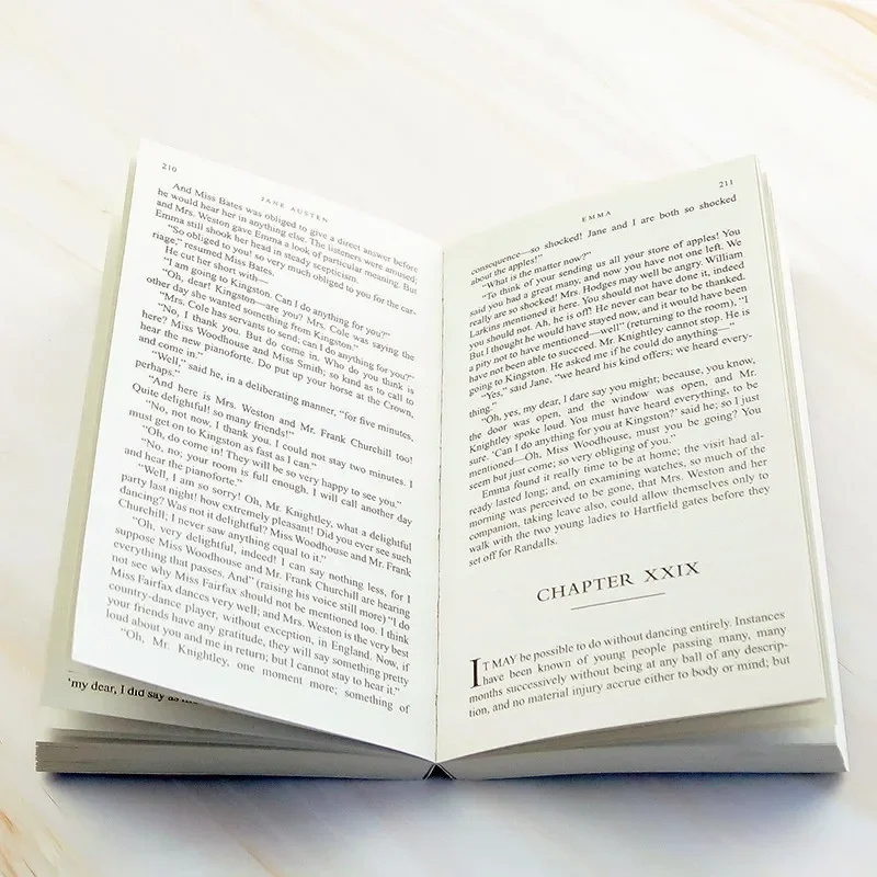 إيما جين أوستن، اللغة الإنجليزية المراهقة في قصة الكتب، الروايات 9780553212730