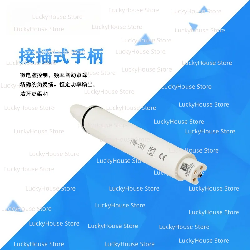 Dental Ultrasonic Scaler Handpiece Handle with Hose for EMS Woodpecker 357H Tips Oral Care Cleaning Equipment