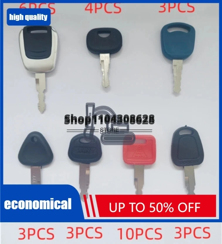 

32PCS Ignition Keys For Sany Doosan New Holland Excavator High Quality