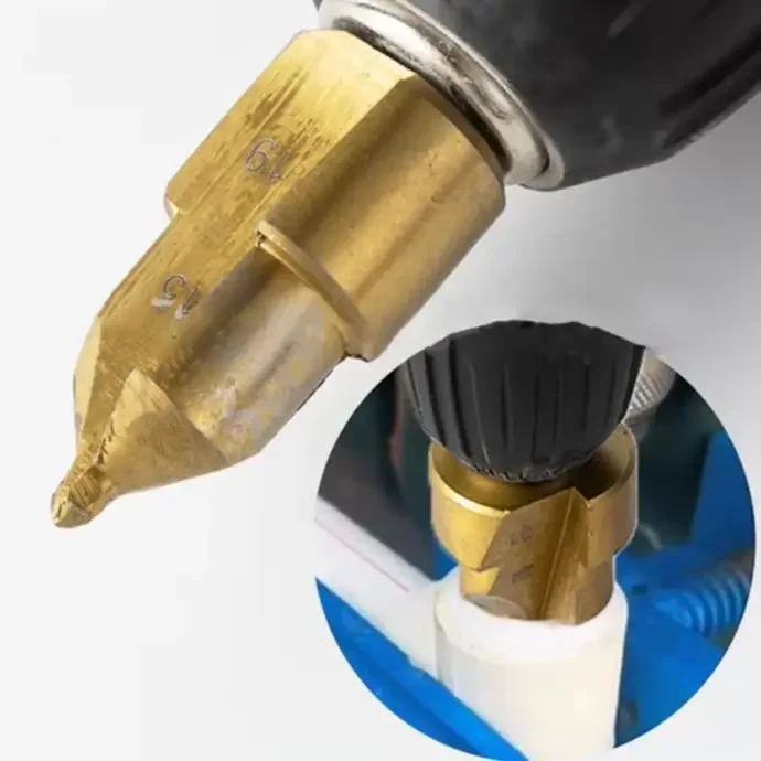 

Expansion Drill Punch Plumber Drill Punch Electric Drill Compatible Gold Color High Speed Steel Stable Clamping