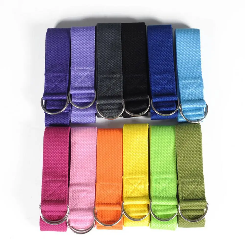 Yoga Pull Strap Belt Sweat Absorption Muscle Relax Accessory Latin Dance Stretching Band GYM Fitness Exercise Resistance Bands