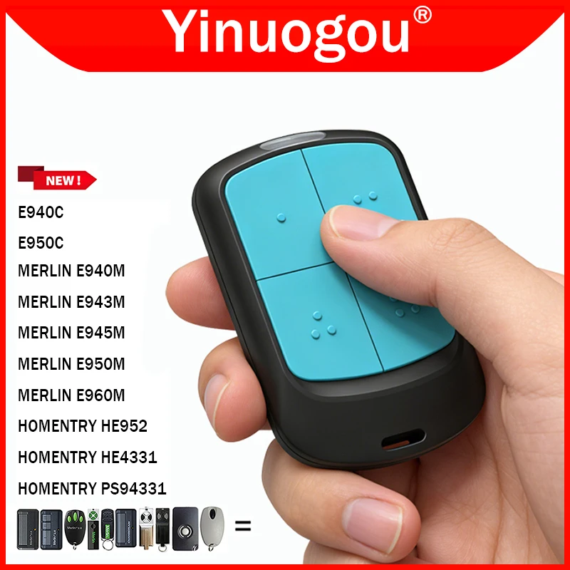 

HOMENTRY PS94331 HE4331 HE952 E950C E940C ERLIN E960M E950M E945M E943M E940M Пульт дистанционного управления для гаражных ворот 433,92МГц