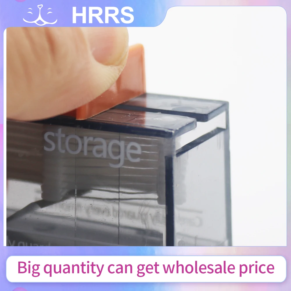 يتضمن صندوق واحد من موزع الخيط المحمول 10 قطع من منظم خيط تنظيف الأسنان الأوتوماتيكي القابل للصدف #3