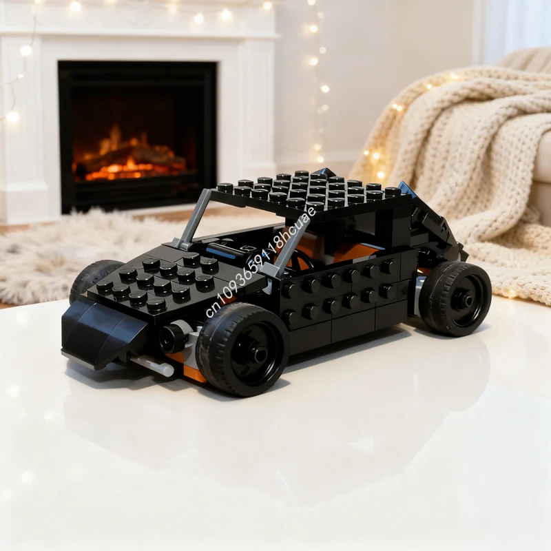 

188 шт. MOC City Champions VW Beetle Hot Rod Модель Строительные блоки Строительная креативная игрушка Рождественские подарки Идея Образовательный кирпич