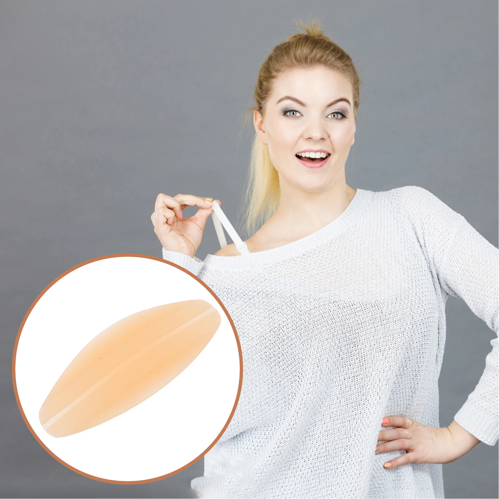 

2Pcs Silicone Shoulder Pads Non-Slip Soft Support Bra Strap Cushions Shoulder Strap Padding Comfortable Protector for Women