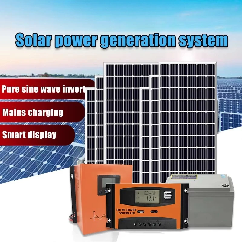 Complete Solar Energy System Home 2KVA Off Grid Hybrid Solar Panel Power PV System