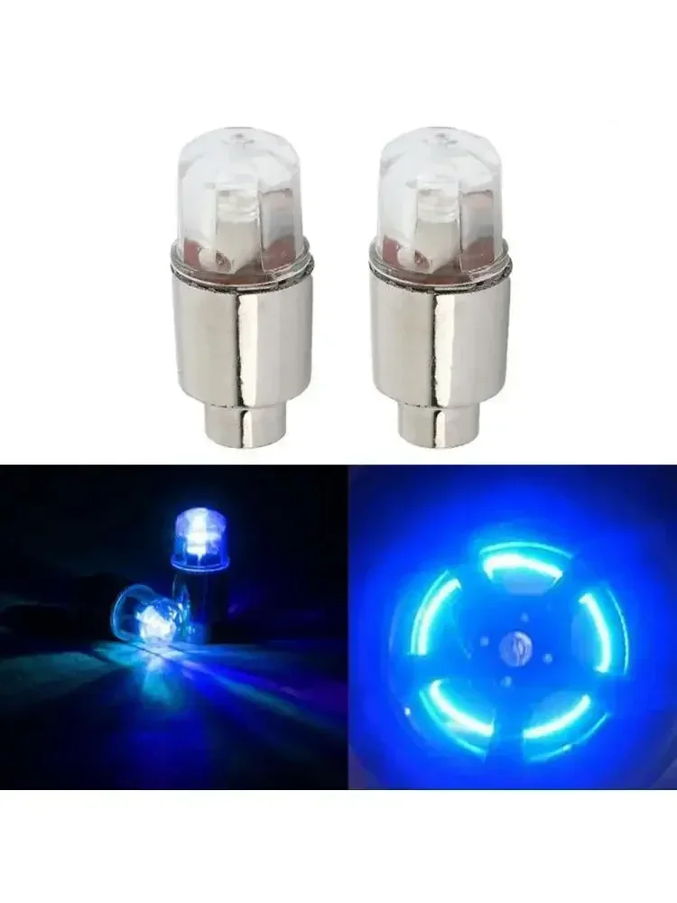 AliExpress Lightweight Alloy Car Valve Wheel Lights Bike Motorcycle 2PCS Auto Accessories Car Wheel Tire Covers LED Light