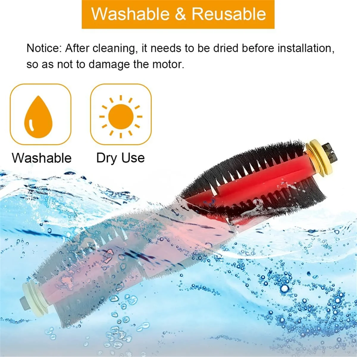 เปลี่ยนแปรงหลักสําหรับ Roborock S6 MaxV, S6, S6 Pure, E5, E4, S4 Max, S4, S5 Max, S5, E35, E2 เครื่องดูดฝุ่นหุ่นยนต์