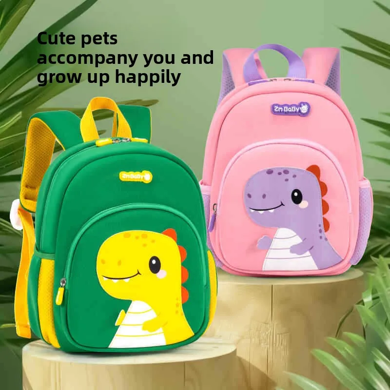 

Kids' Backpack Cute Animal Cartoon Dinosaur Nylon Comfortable Fashionable Backpack Suitable for Boys and Girls in Kindergarten
