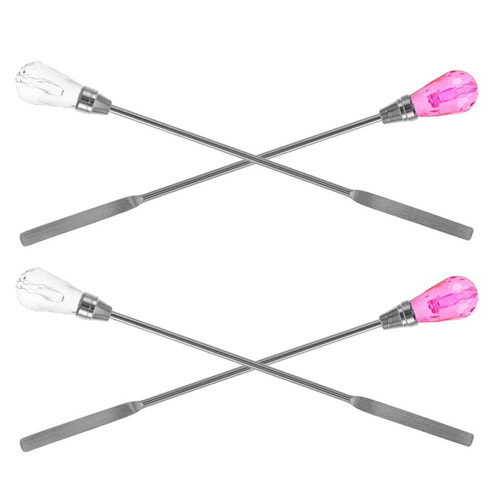 

4pcs Wax Stirring Sticks Sealing Melting Spoons Rods Epoxy Resin Reusable Crafting Durable Metal Easy Maintenance