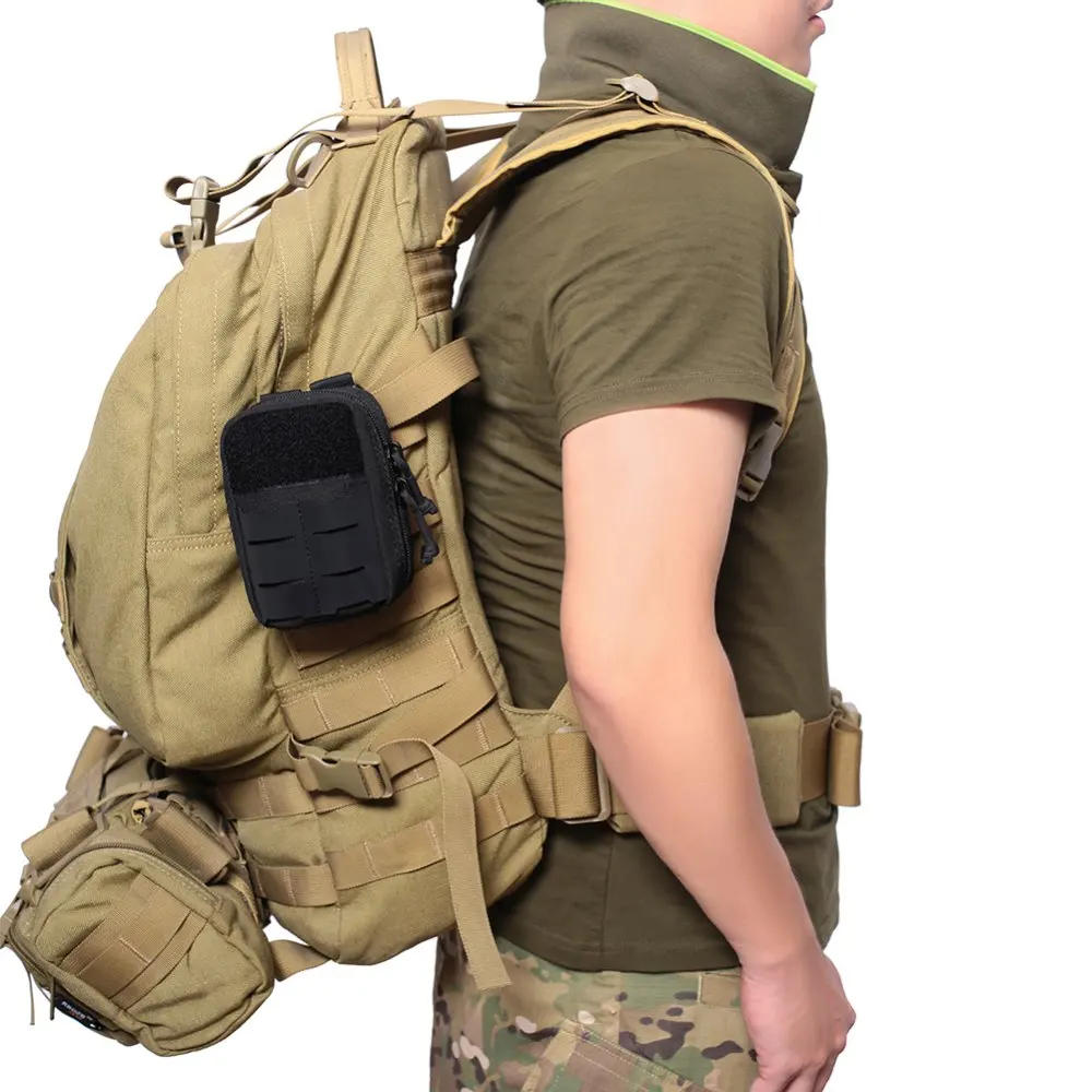 Molle Wasit Bags Nylon Hunting Survival First Aid Pouch Medical Waist Bag Portable Emergency Flashlight Medicine Waist Bag