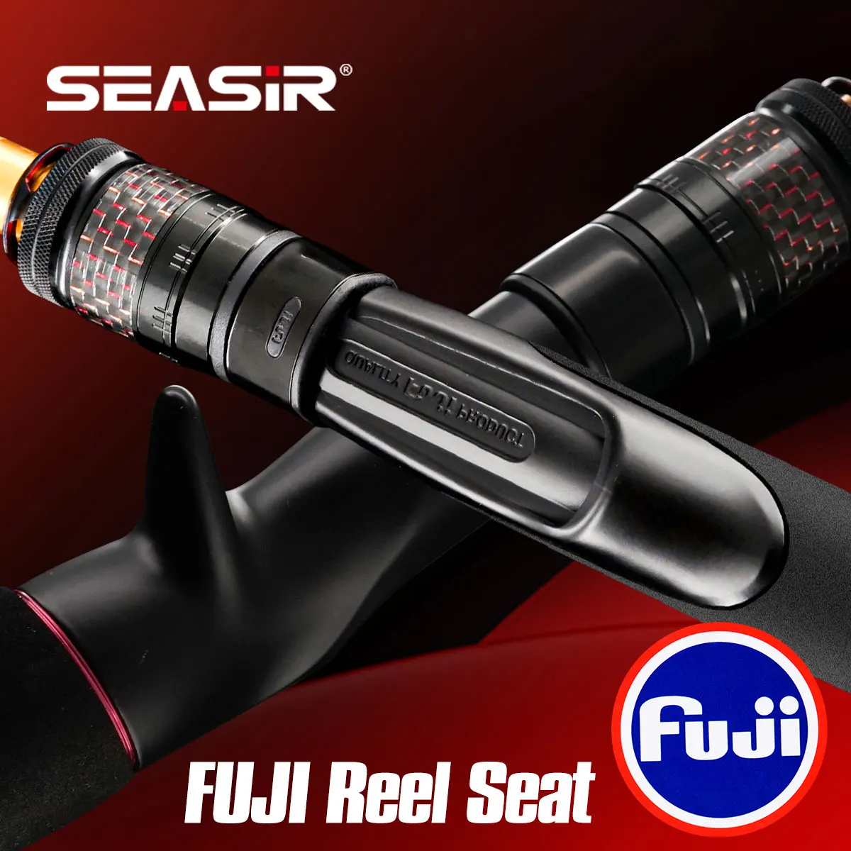 Seasir Jyghaul صنارة صيد السمك البطيء القفز M/ML قوة السحب 11 كجم حلقات دليل فوجي مقعد بكرة 1.83 متر حساسية عالية للمياه المالحة #2