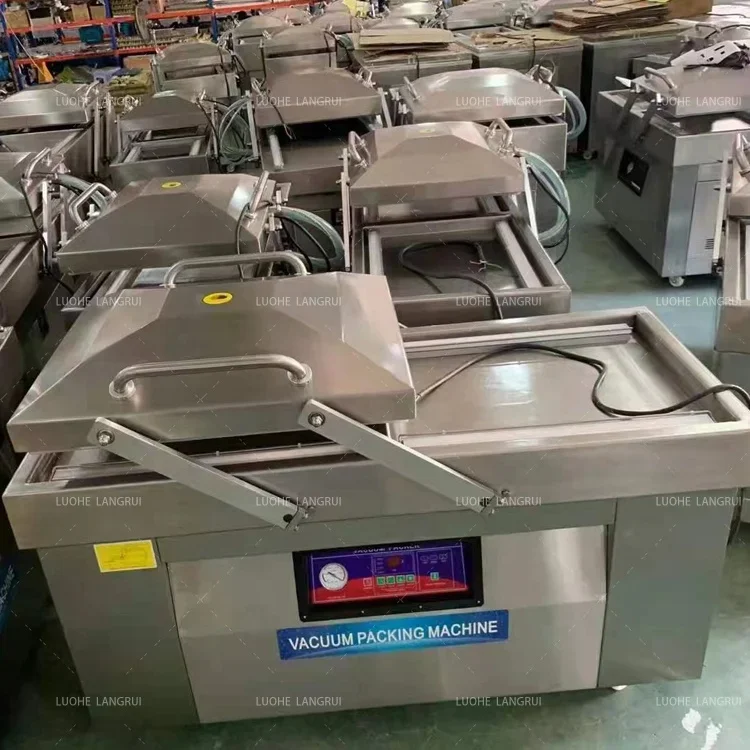 

400/2S Double Chamber Automatic Vacuum Packaging Machine Commercial Food Hardware Air Tight Sealing Equipment