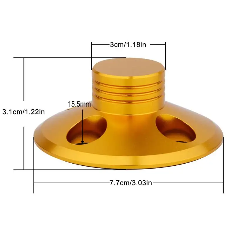 Il stabilizzatore di dischi giradischi per dischi in vinile audio riduce il rumore dello sfondo Giradischi Morsetto per pesi Tappetino per pressa per dischi