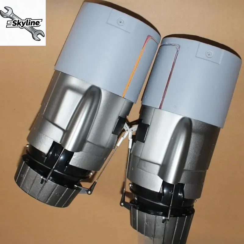 80mm Duct Fan Vector Jet Set For Mig29 Mig-29 Fulcrum RC Plane Upgrade Spare Parts