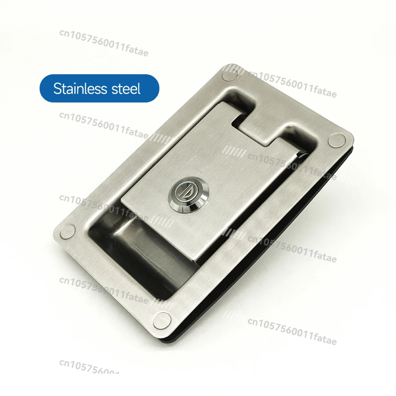 

Heavy Duty Stainless Steel Security Door Lock Pallet Camper Accessories 2 Point Paddle Latch Truck Trailer Recessed Flat Lock