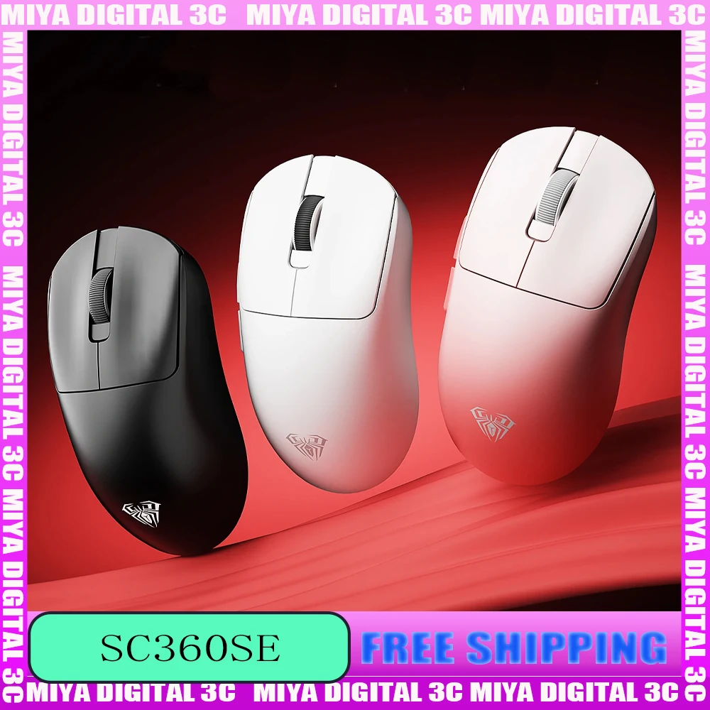 

Aula SC360SE Wireless Mouse Wired 2.4G Bluetooth 800mah Lightweight E-sports Game Mouse Notebook Desktop Computer Accessory