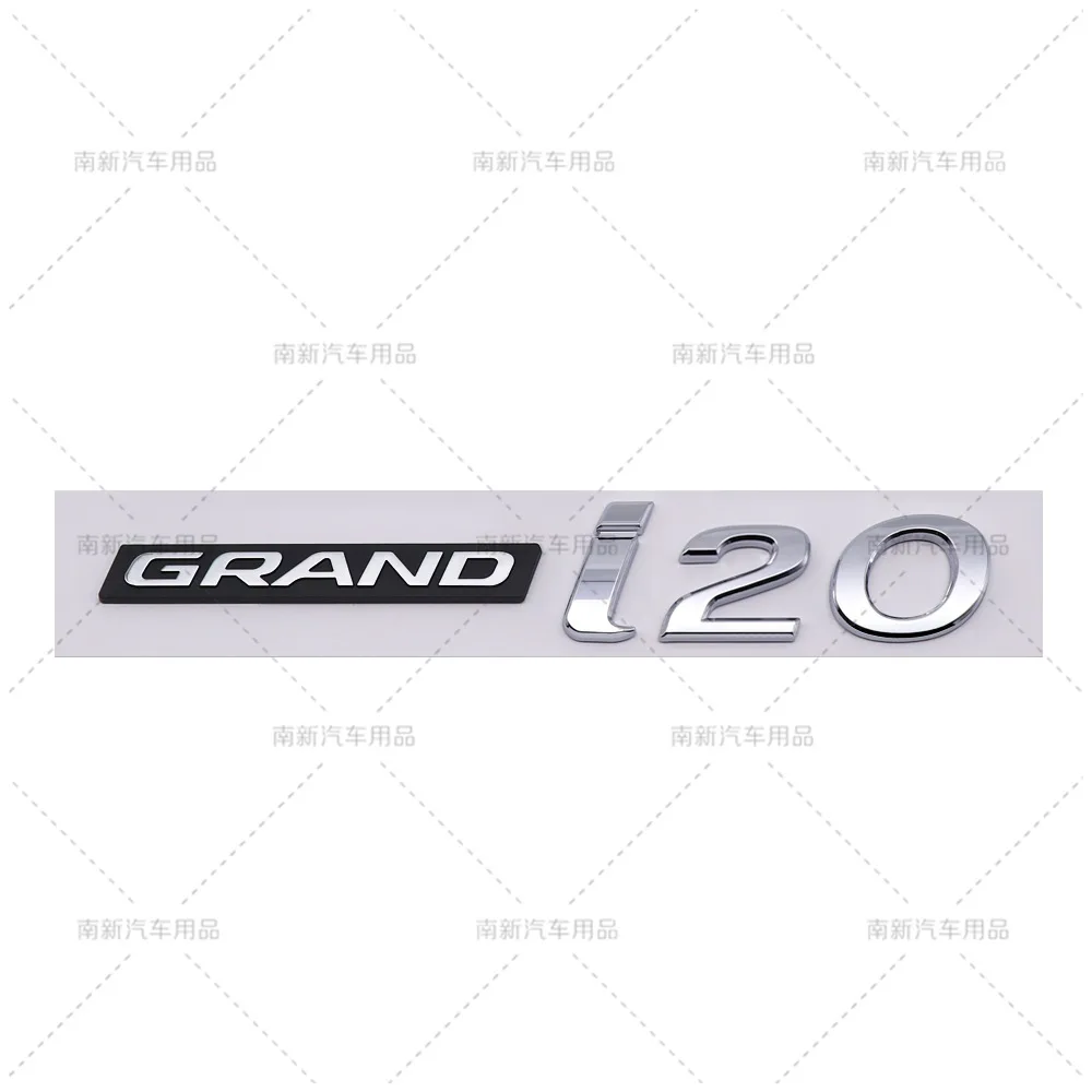 Hot Sale 3D ABS GRAND i10 i20 i30 i40 Letter Emblem Fit Hyundai Self Adhesive Car Rear Trunk Tailgate Modification Badge Sticker