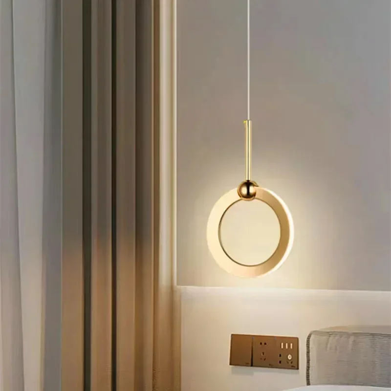 creative modelling chandelier shop commercial restaurant bedroom bedside bar single minimalist TV background wall lamp