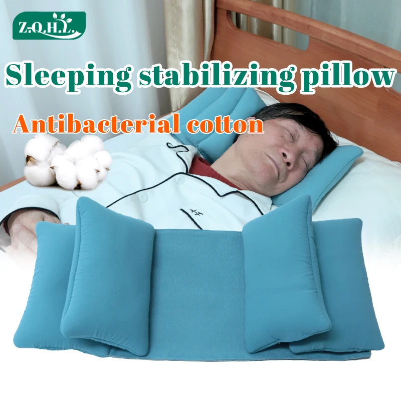 Adjustable Pillow patient head supporter Antimicrobial Cotton fabric Soft Inner Core Washable cotton Fabric 3 adjustable parts