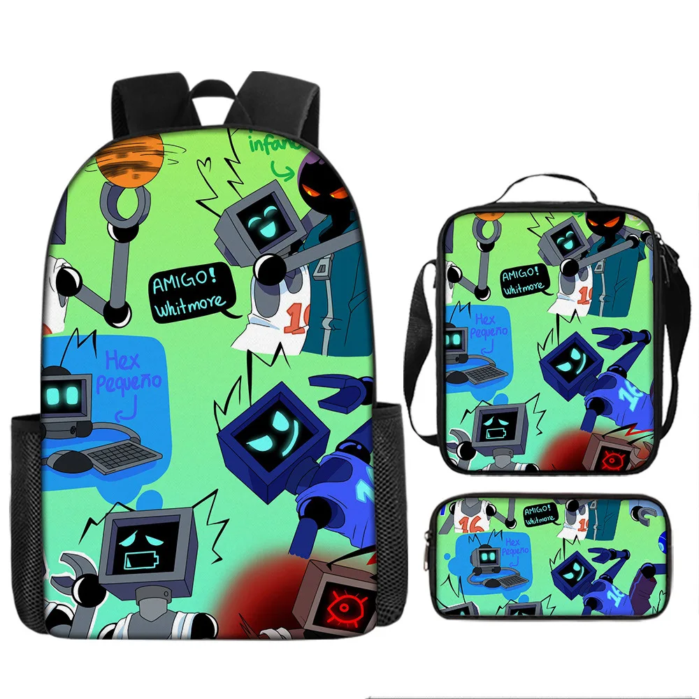 

Skibidi туалет 3 шт./компл. школьная сумка чехол для ручек сумка мультфильм аниме обратно в школу рюкзак сумки на плечо подарки для школьников