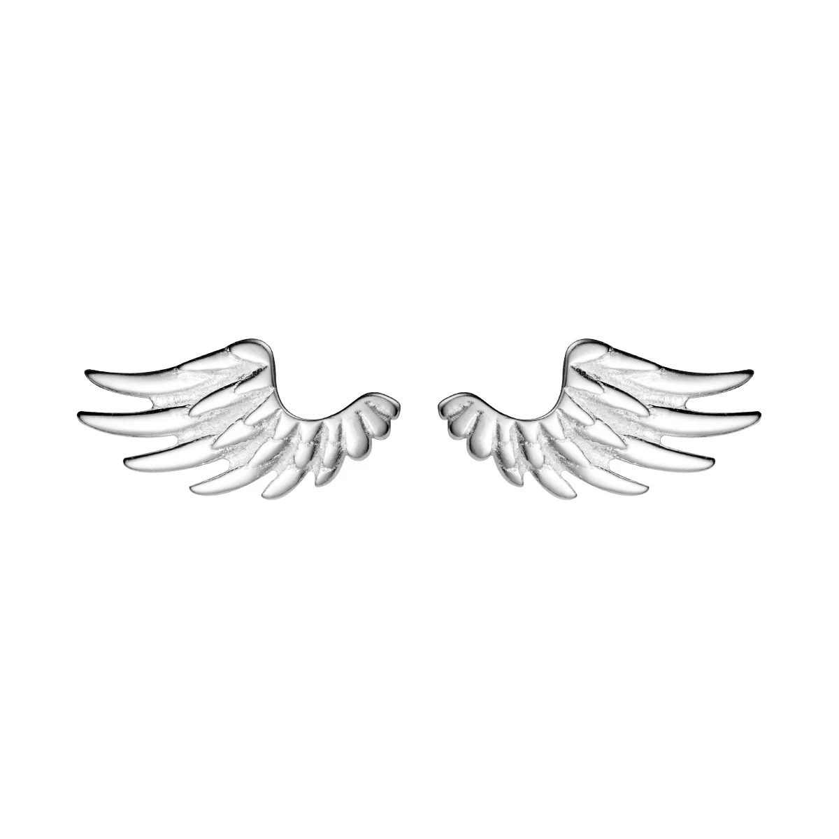 Modian 2025 New Spring Angel Wings Stud Earrings for Women Jewelry 100% Real 925 Sterling Silver Jewelry For Gril Kids Gifts