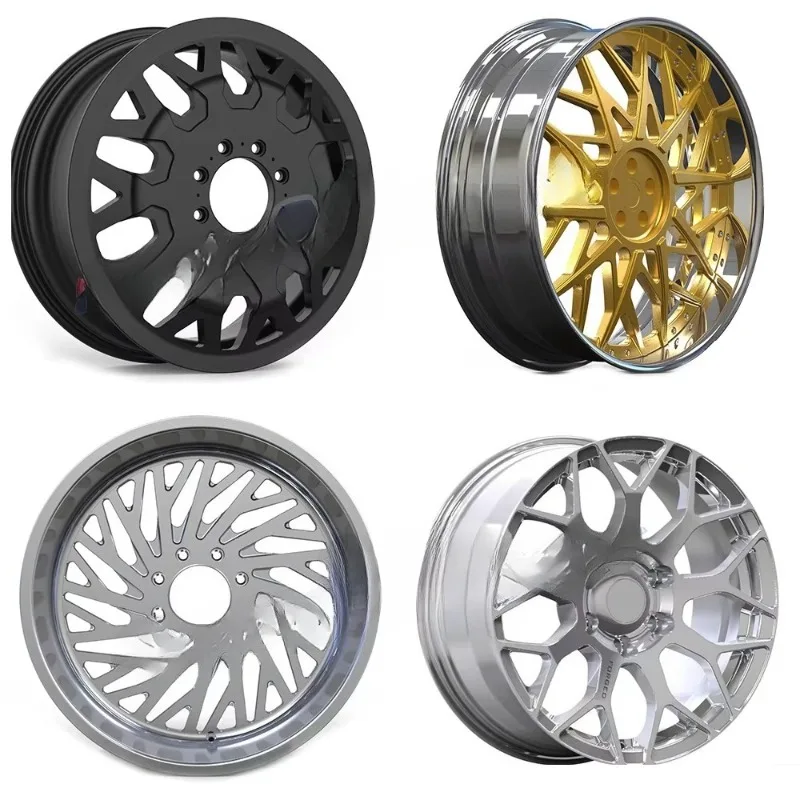 2/3 قطعة 22 24 26 بوصة رسم عجلة معدنية مزورة 26 بوصة حافة كروم Forcato عجلة تصميم الرسم #3