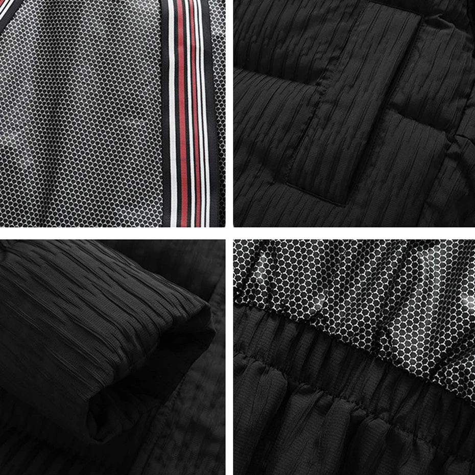 Autumn Winter Padded Jacket Men Stand Collar Parkas Fashion Casual Solid Color Parkas Male