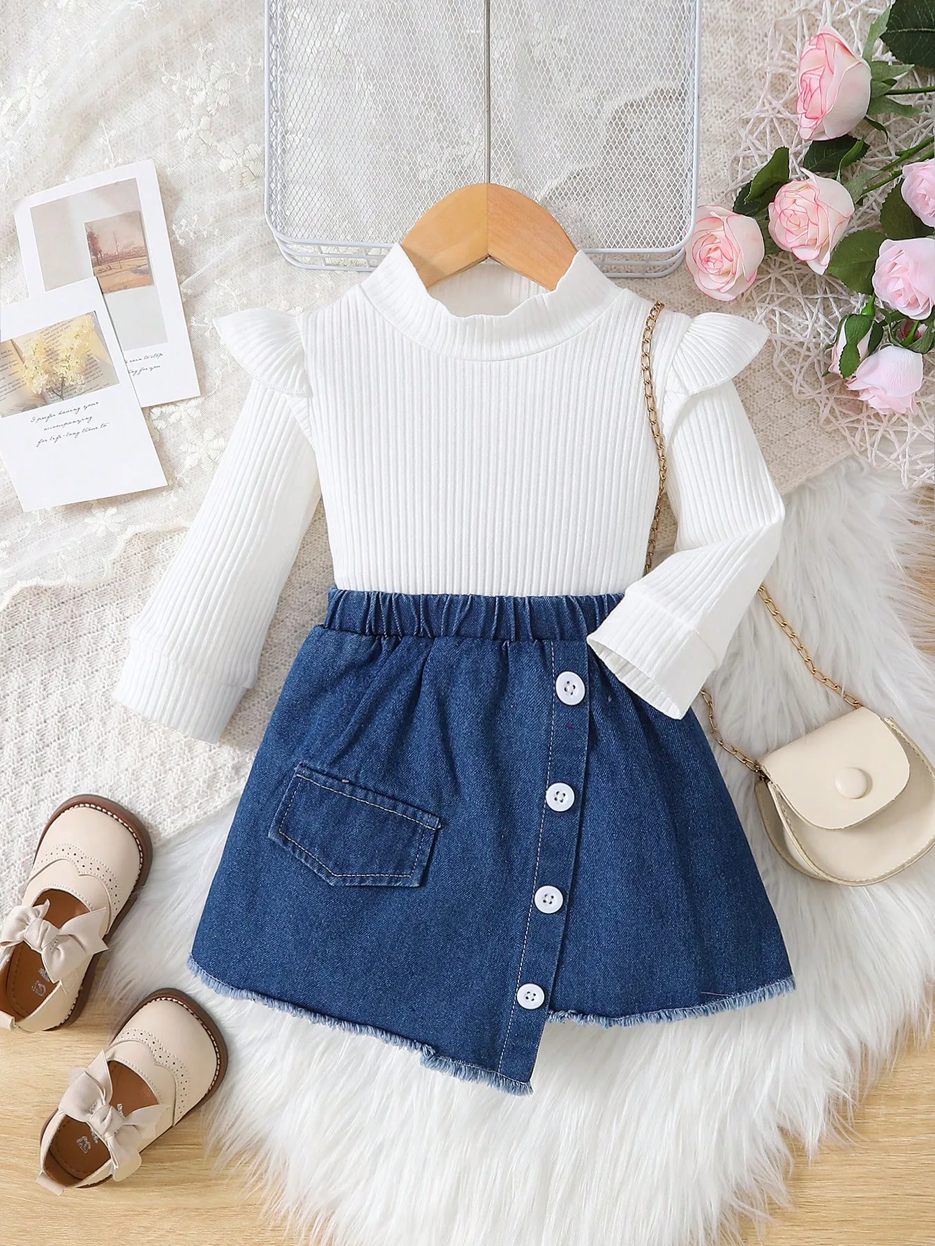 Baby Spring and Autumn Fashion Elegant Breathable Suit