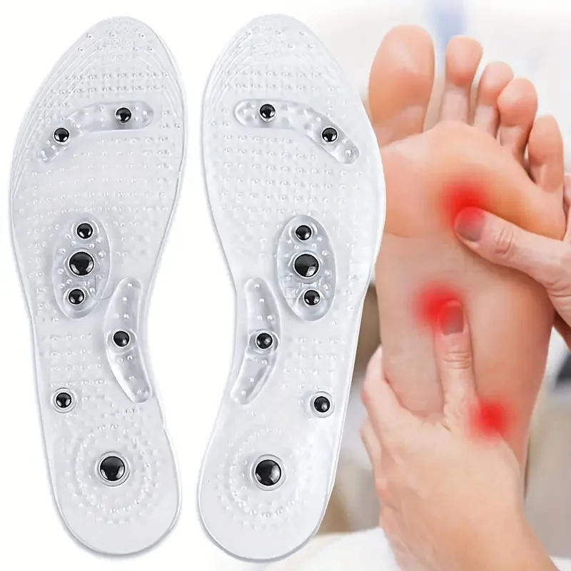 

Силиконовые акупрессуры, магнитные массажные стельки для обуви, вставки для терапии ног, стельки для похудения, облегчение боли, подушечки для обуви