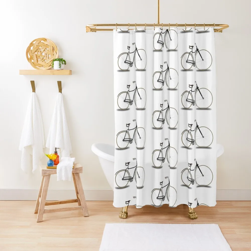 

Bicycle Design - Vintage Bicycle - Ride it Shower Curtain Luxury Bathroom Shower Bathroom Shower Curtain