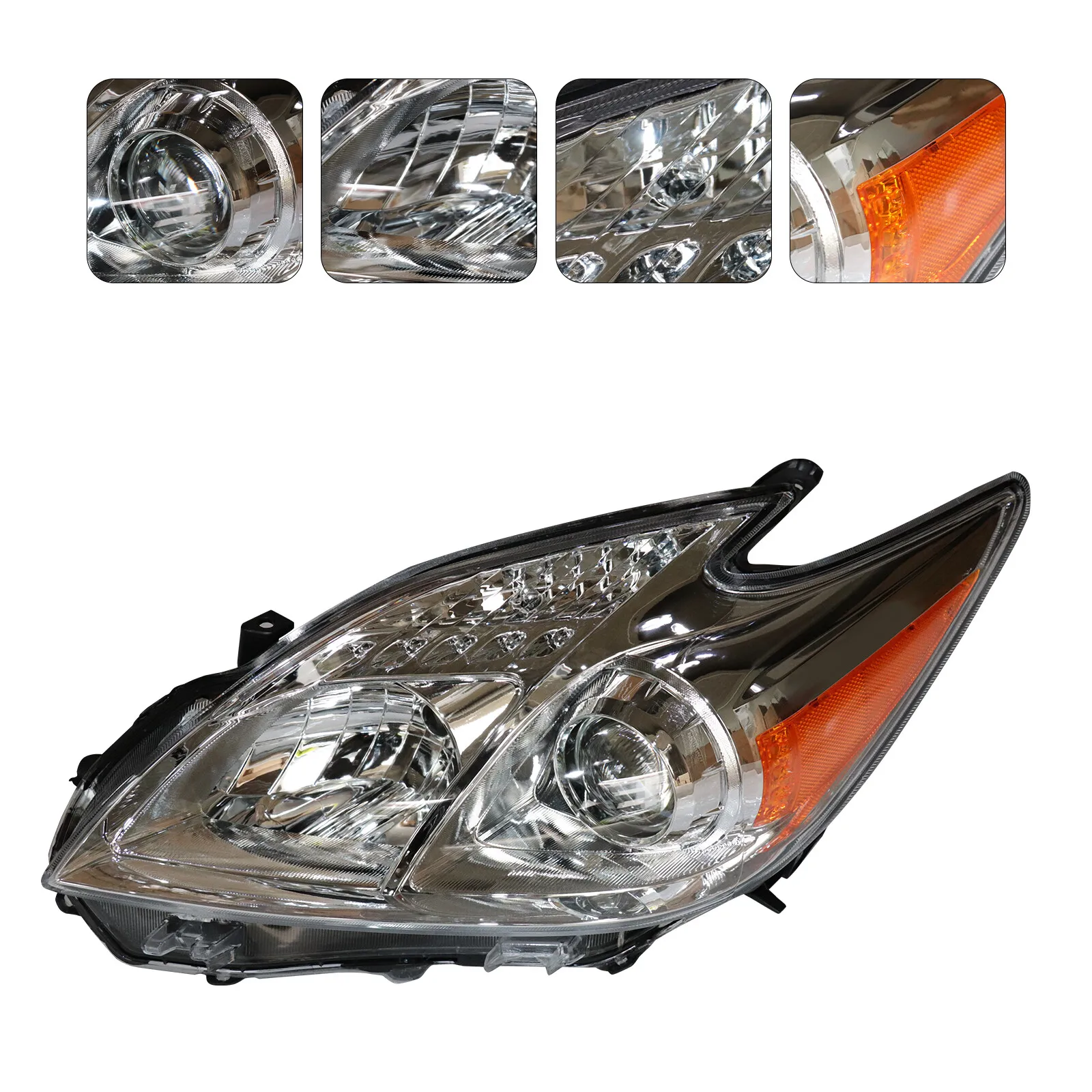 Farol halogênio esquerdo do lado do motorista para Toyota Prius 2012 2013 2014 2015