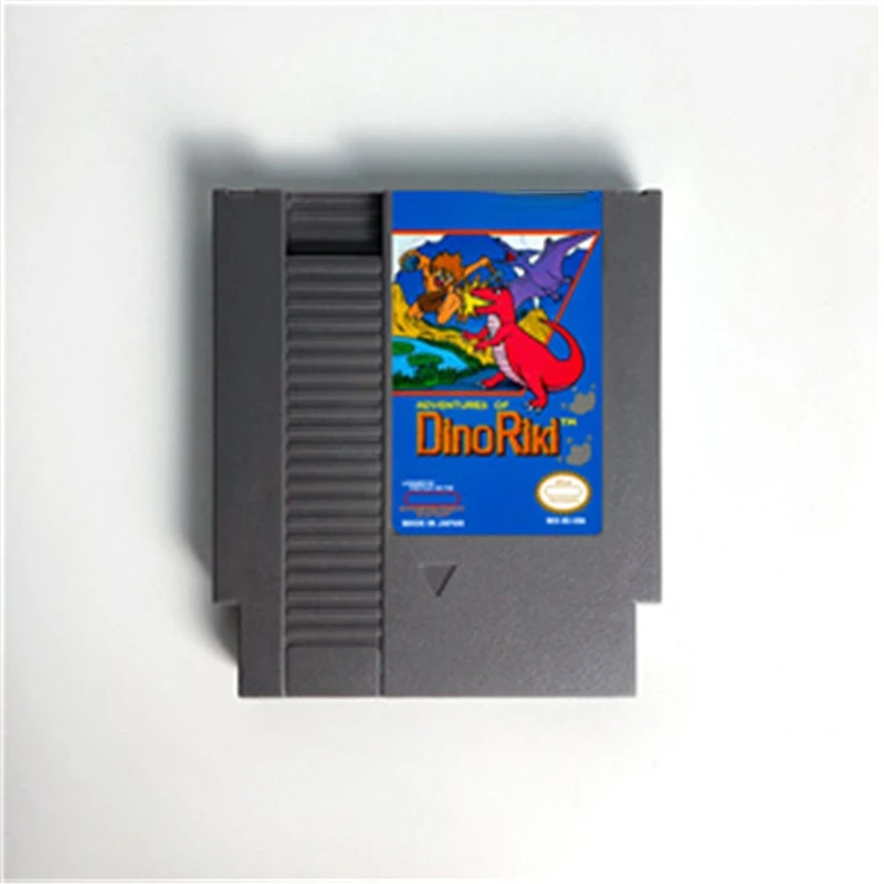 The Adventures of Dino Riki Game Cart for 72 Pins Console NES