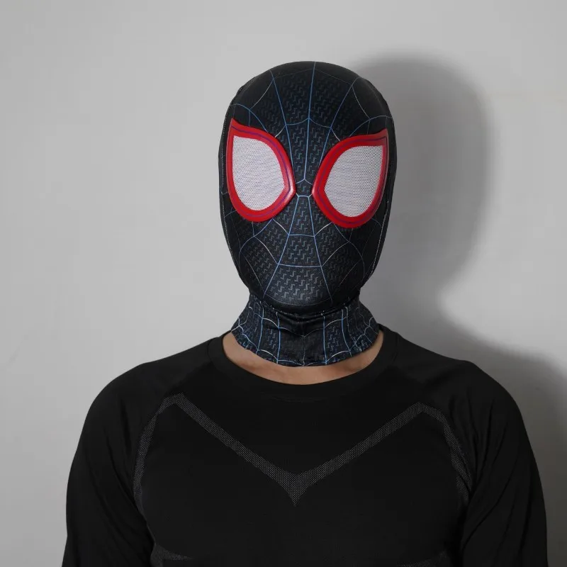 

Marvel Spider Man 3d Mask Miles Morales Into The Spider Verse 1:1 Handmade Cosplay Costume Masks Replica For Birthday Gift