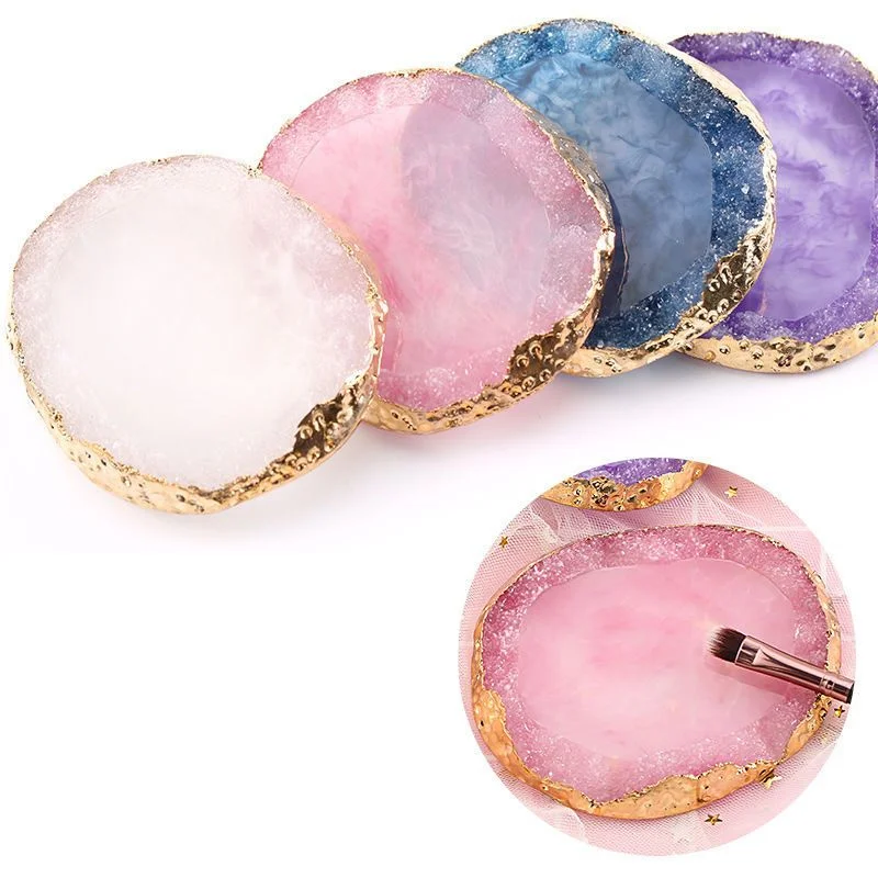 Paleta completa de manicura de Phnom Penh, paleta cóncava y convexa para maquillaje, paleta de bordes de cristal para manicura 2